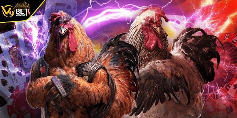 Cá cược đá gà cựa dao đầy căng thẳng