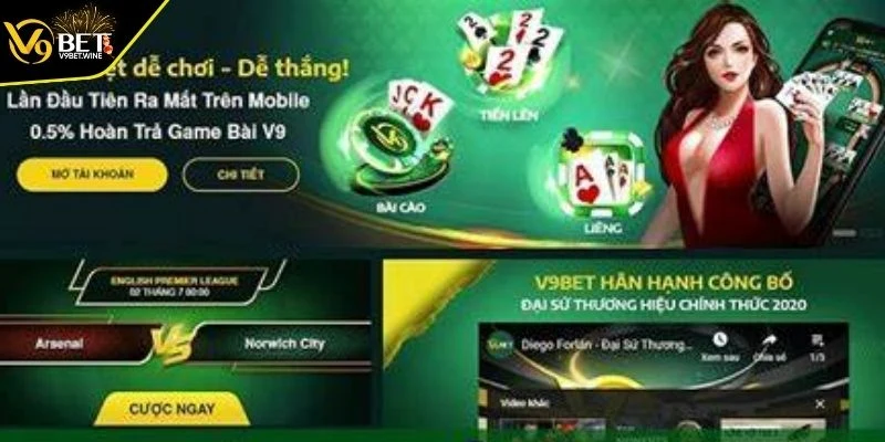 Hấp dẫn với kho game tại V9BET
